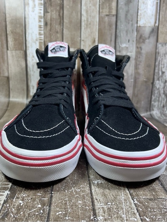 VANS Sk8-Hi Flame Skate Sneakers Men 9 Women 10.5 Burnt Ochre Hi Top Shoes main image 8